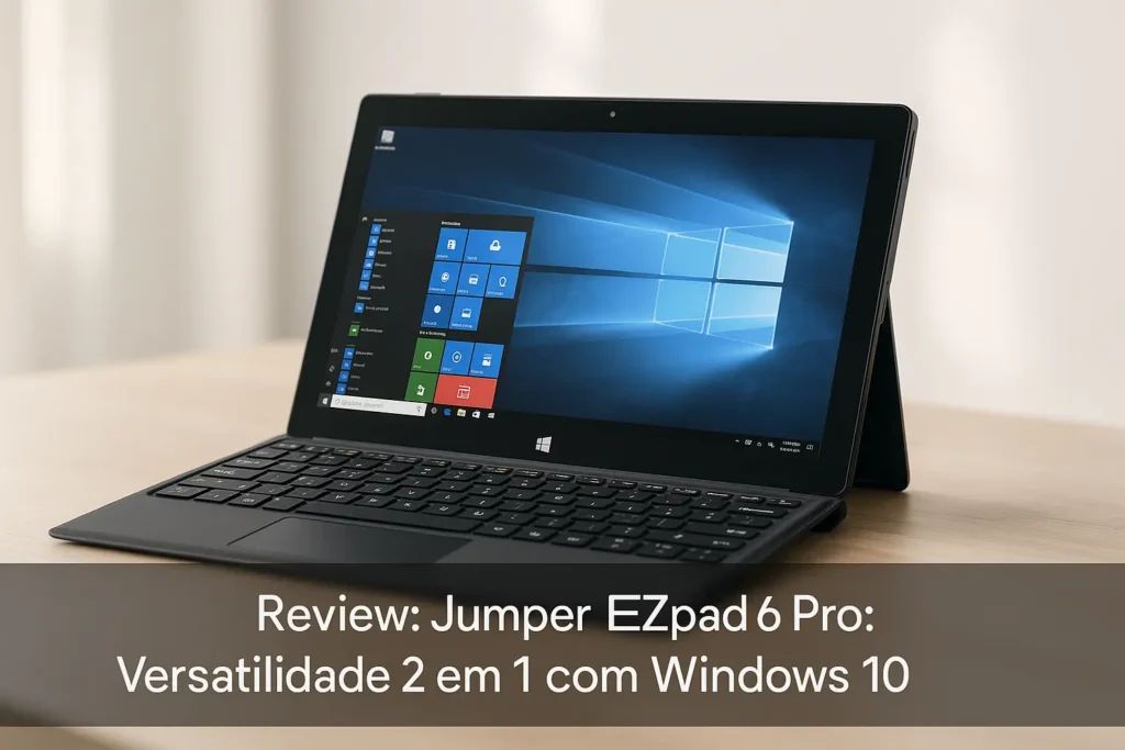 Jumper EZpad 6 Pro: Versatilidade 2 em 1 com Windows 10