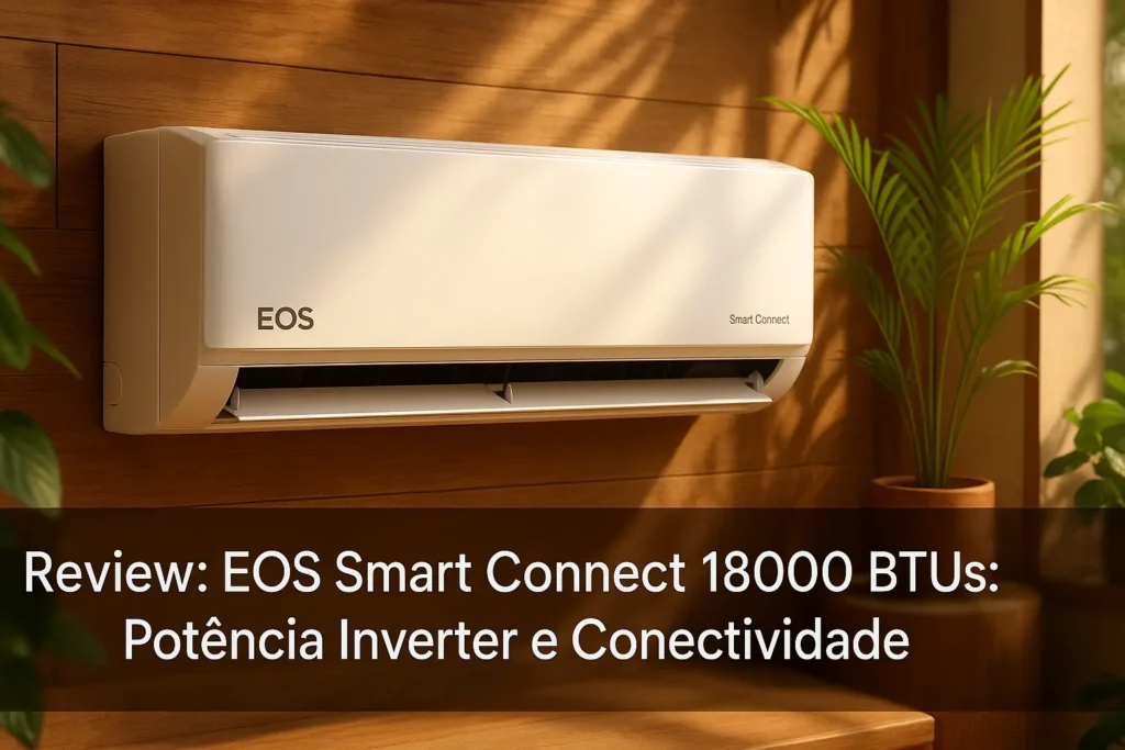 EOS Smart Connect 18000 BTUs: Potência Inverter e Conectividade
