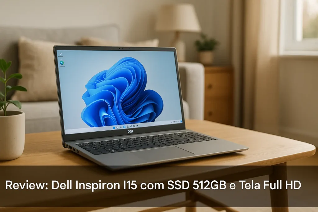 Dell Inspiron I15 com SSD 512GB e Tela Full HD