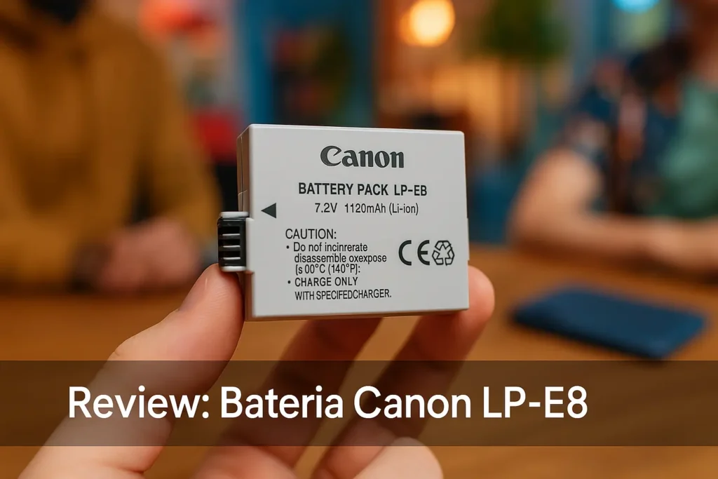 Bateria Canon LP-E8: Compatível, Confiável e Essencial
