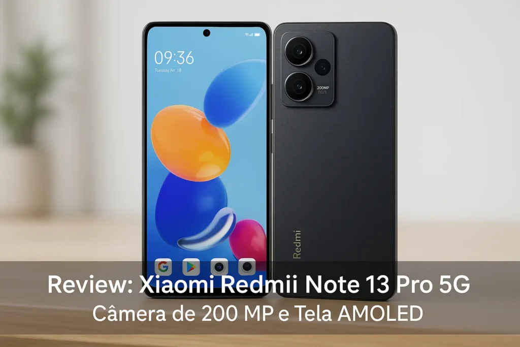 Xiaomi Redmi Note 13 PRO 5G: Câmera de 200 MP e Tela AMOLED
