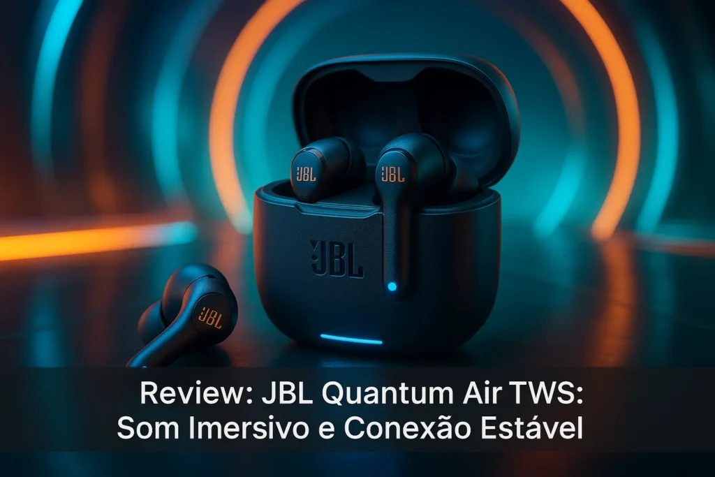 JBL Quantum Air TWS: Som Imersivo e Conexão Estável