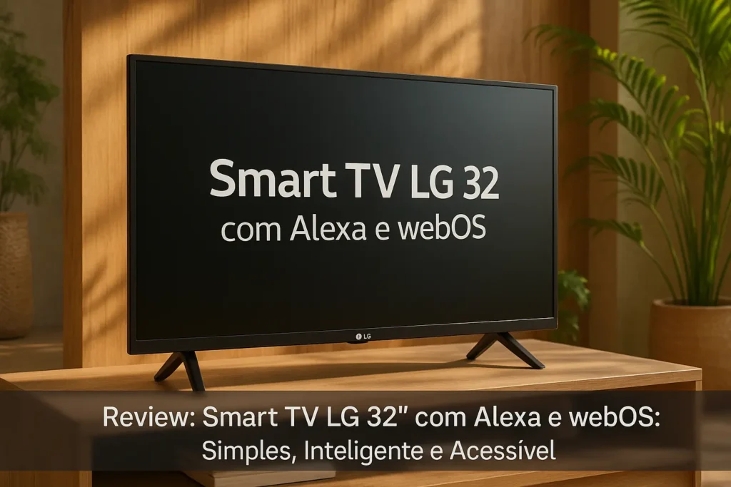 Smart TV LG 32" com Alexa e webOS: Simples, Inteligente e Acessível