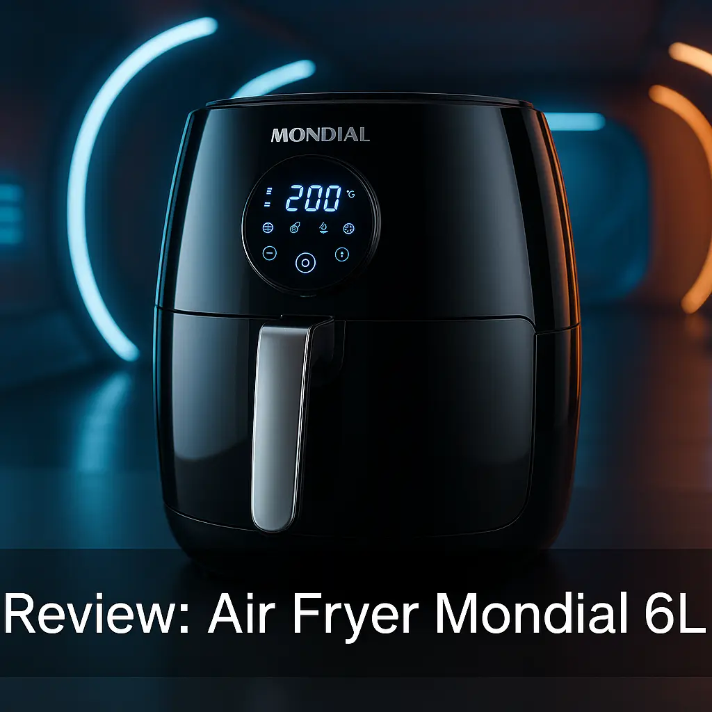 Air Fryer Mondial 6L: Potência e Capacidade na Cozinha