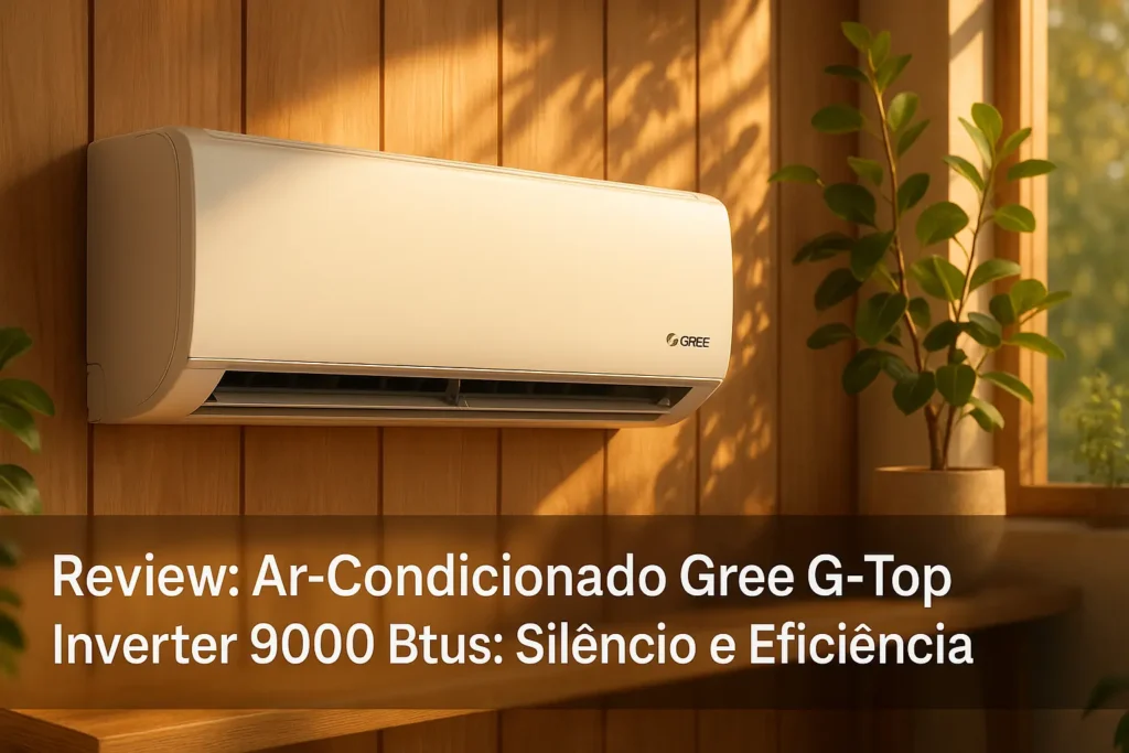 Ar-Condicionado Gree G-Top Inverter 9000 Btus: Silêncio e Eficiência