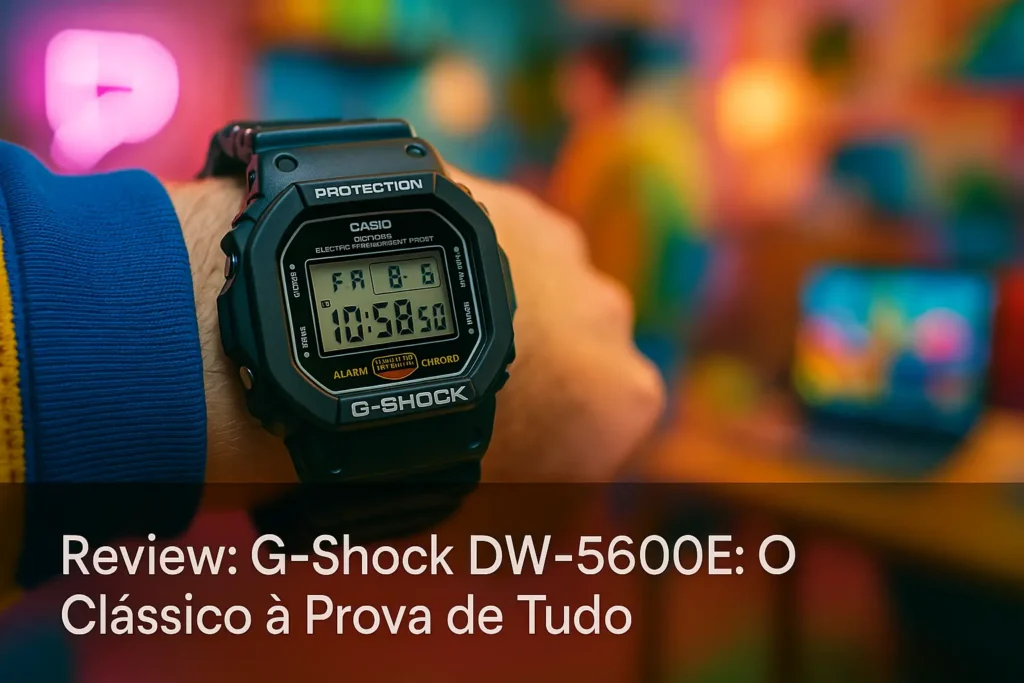 G-Shock DW-5600E: O Clássico à Prova de Tudo