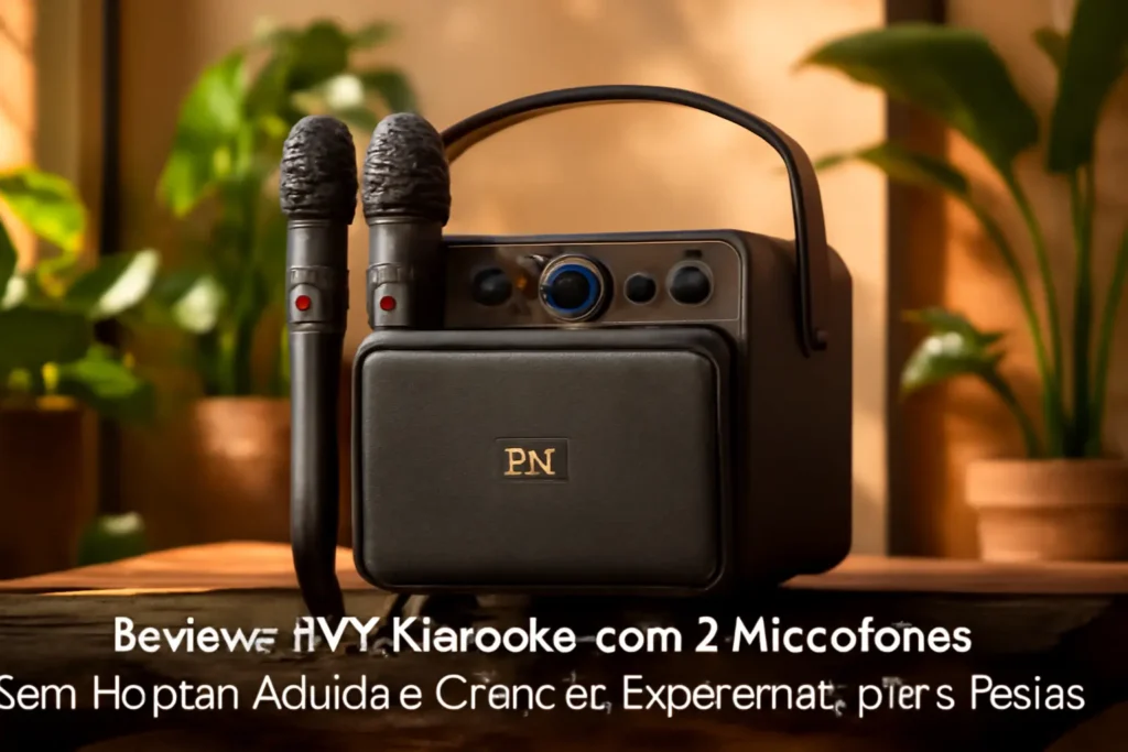 JYX Karaokê com 2 Microfones Sem Fio para Adultos e Crianças: Experiência Completa para Festas