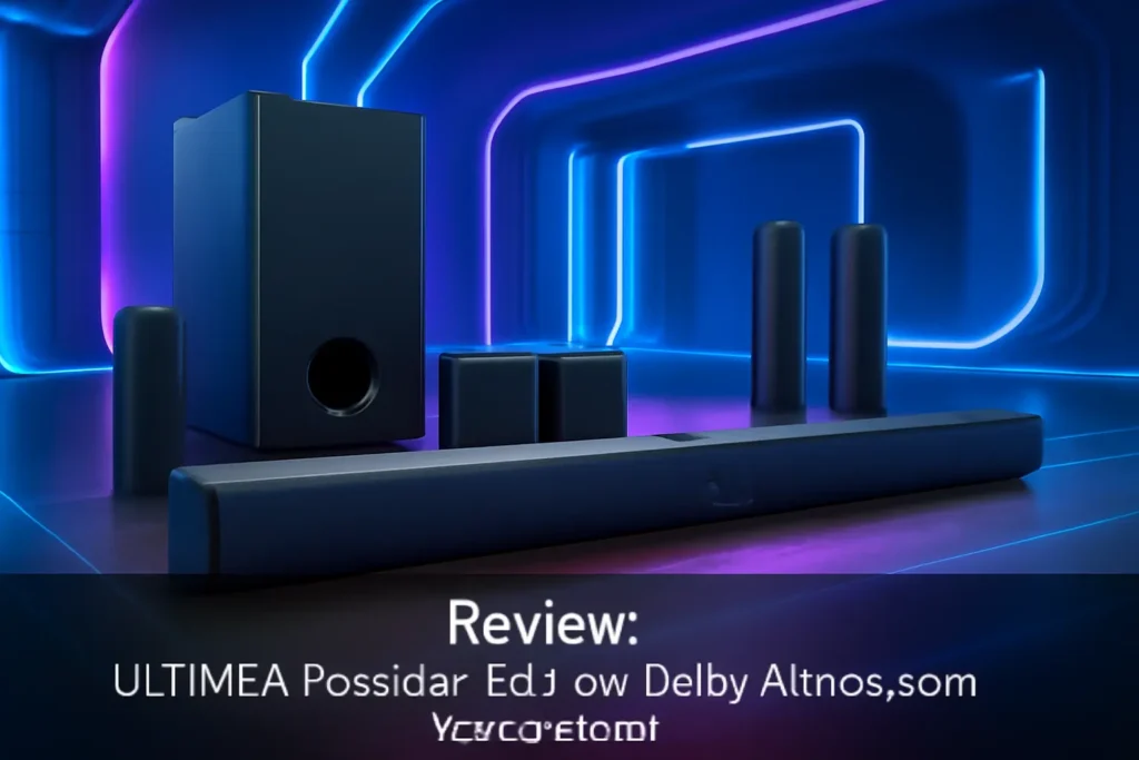 ULTIMEA Poseidon D60 com Dolby Atmos: som imersivo 5.1