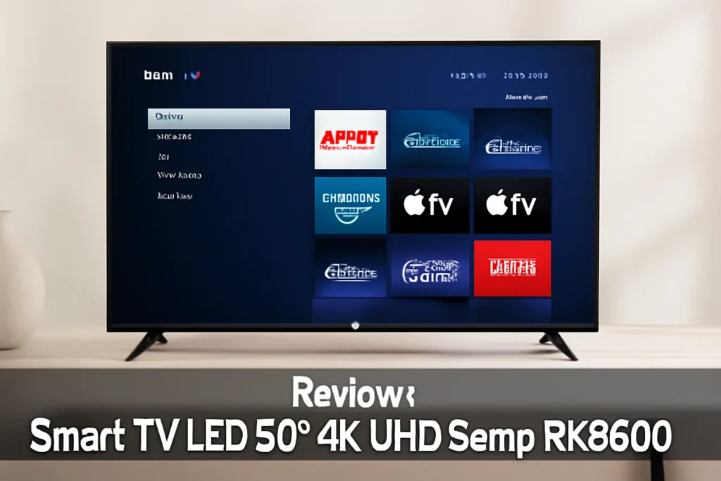 Smart TV LED 50" 4K UHD Semp RK8600 - Roku, Alexa, Wifi
