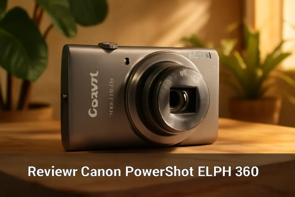 Canon Câmera Digital PowerShot ELPH 360: Zoom Óptico de 12x e Estabilização de Imagem