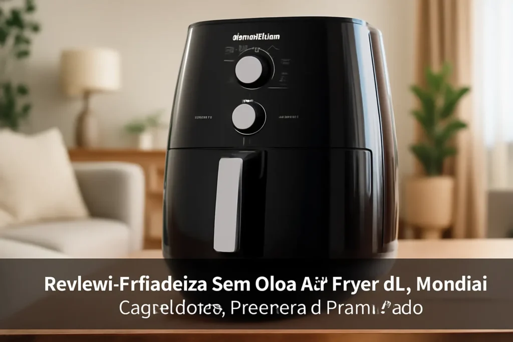 Fritadeira Sem Óleo Air Fryer 6L, Mondial: Capacidade, Potência e Praticidade