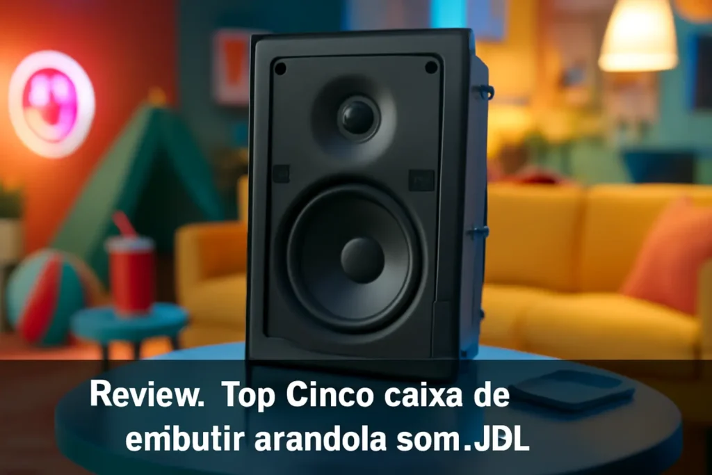Top Cinco caixa de embutir arandela som JBL