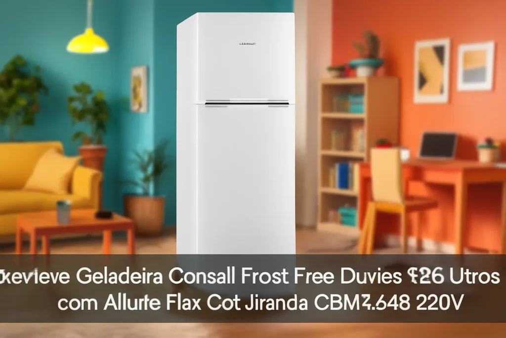 Geladeira Consul Frost Free Duplex 386 Litros com Altura Flex Cor branca CRM44AB 220V