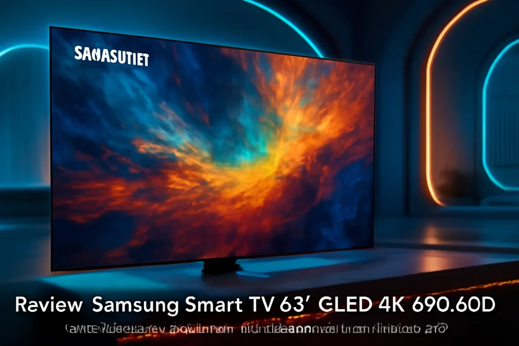 Samsung Smart TV 65" QLED 4K 65Q60D - Tecnologia de Pontos Quânticos, Design AirSlim, Gaming Hub