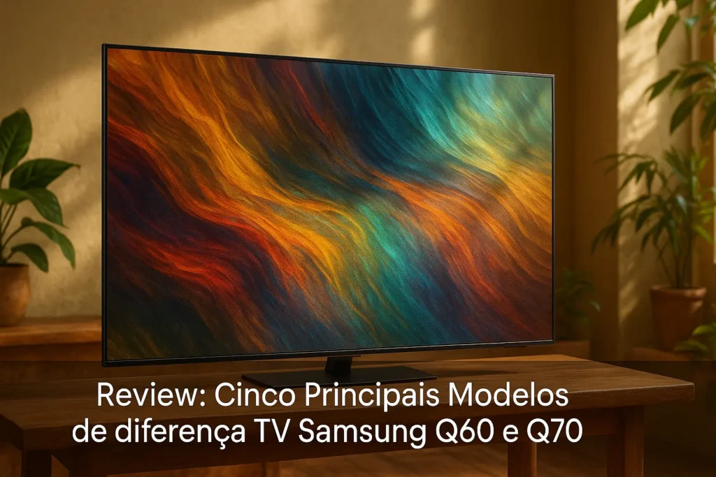 Cinco Principais Modelos de diferença TV Samsung Q60 e Q70