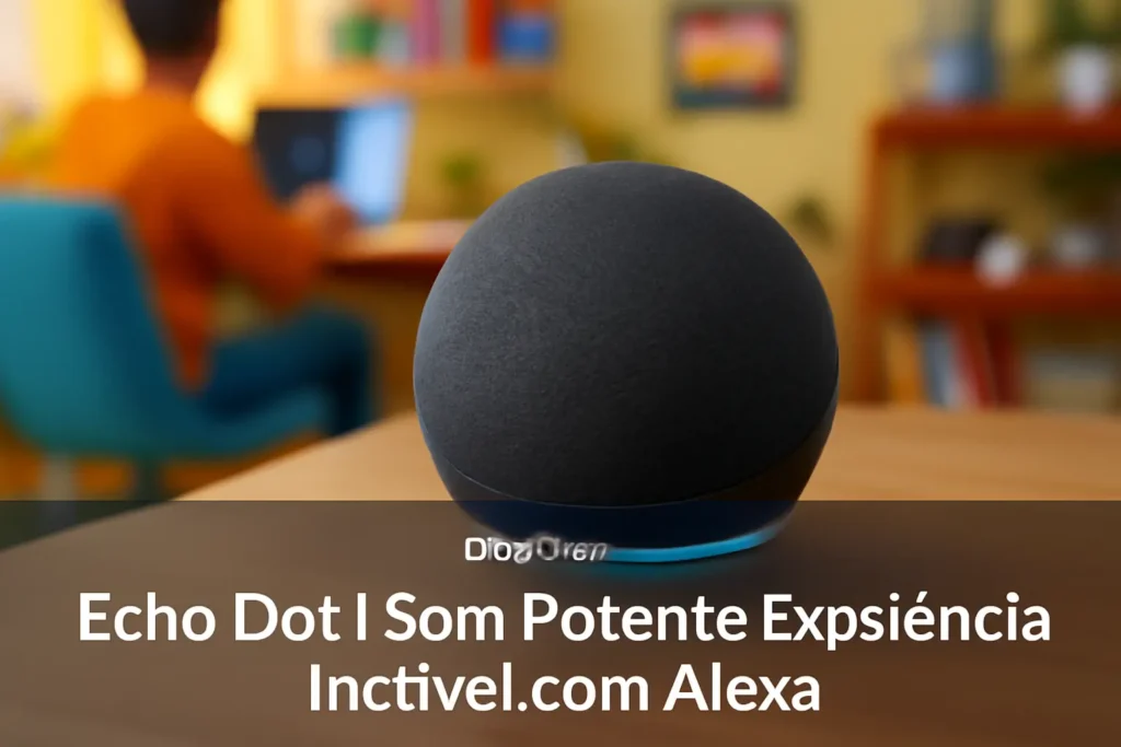 Echo Dot | Som Potente e Experiência Incrível com Alexa