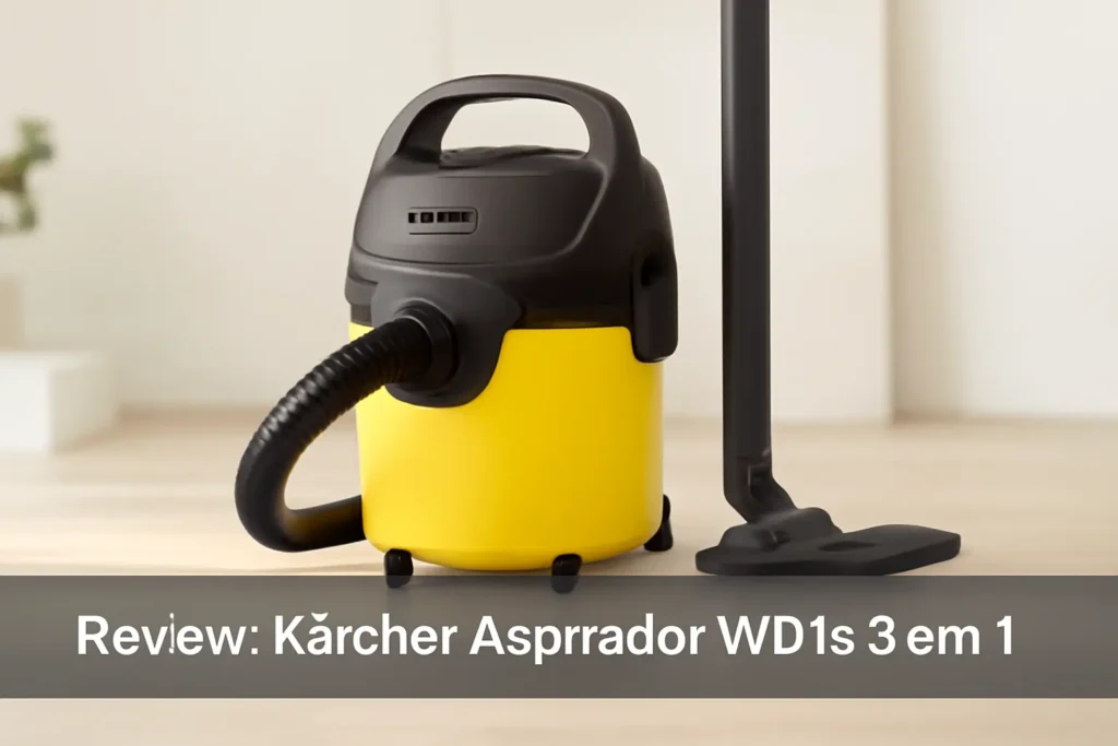 Kärcher Aspirador WDL 1s 3 em 1: Potência e Versatilidade para Sua Limpeza