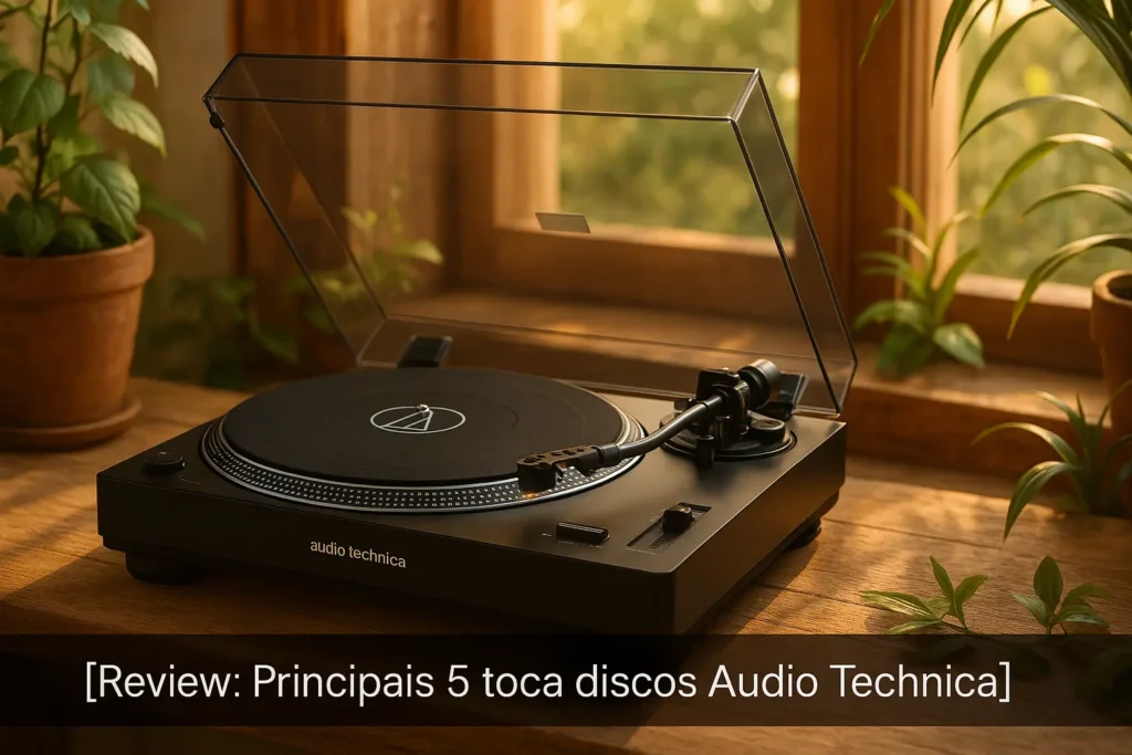 Principais 5 toca discos audio technica