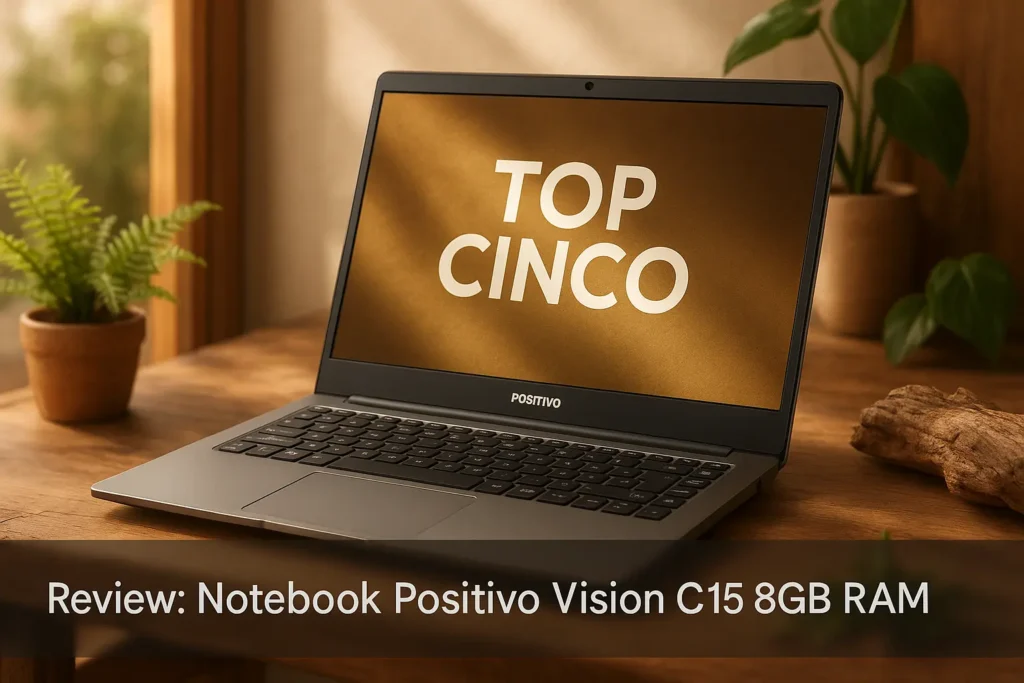 Top Cinco notebook Positivo vision c15 8gb ram