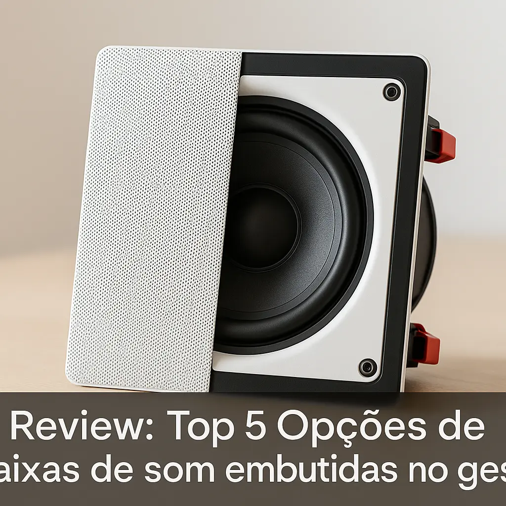 Top 5 Opções de caixas de som embutidas no gesso