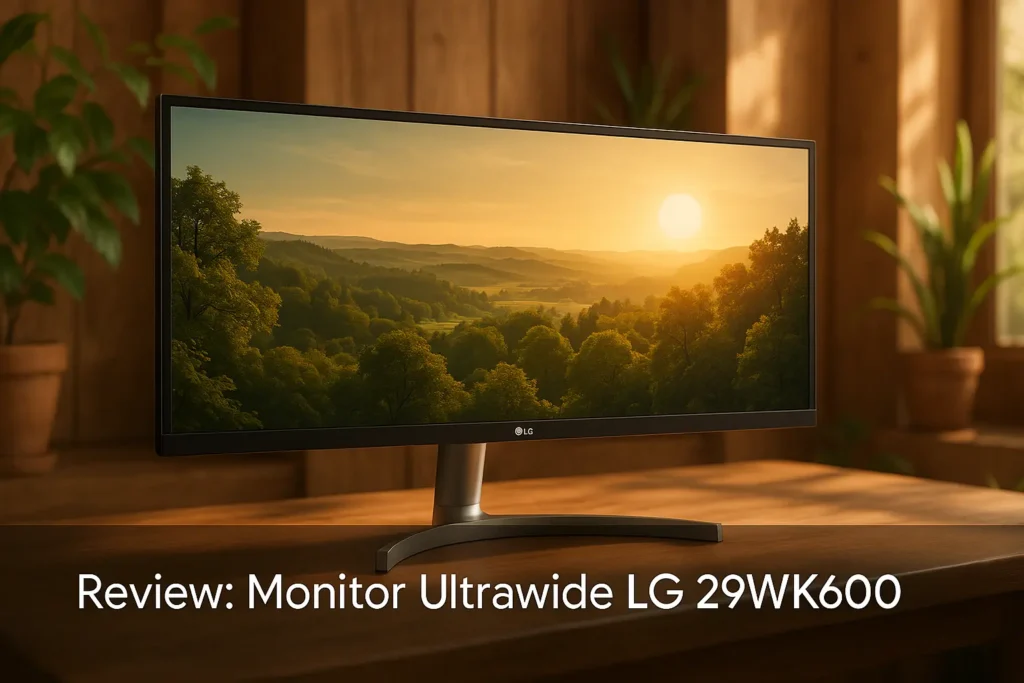 Principais Cinco monitor ultrawide LG 29wk600