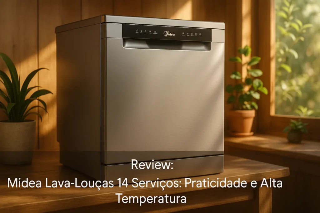 Midea Lava-Louças 14 Serviços: Praticidade e Alta Temperatura