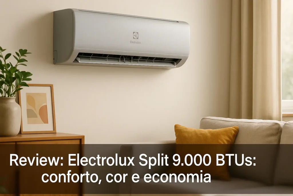 Electrolux Split 9.000 BTUs: conforto, cor e economia