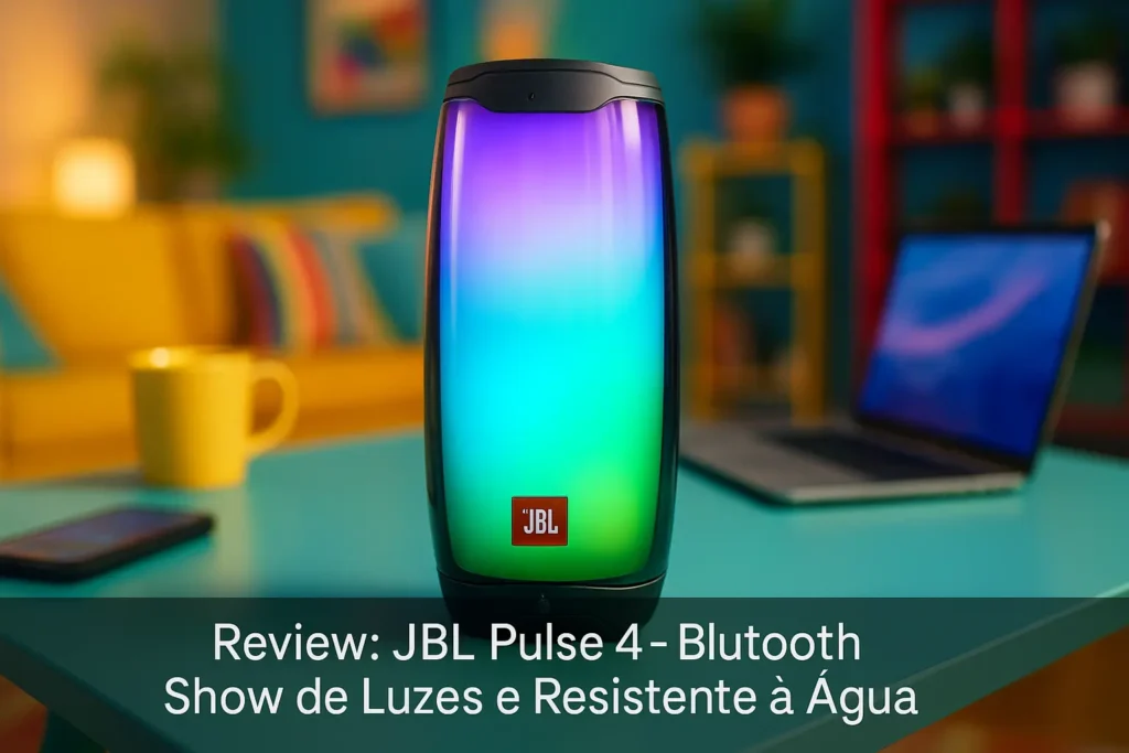 JBL Pulse 4: Bluetooth, Show de Luzes e Resistente à Água