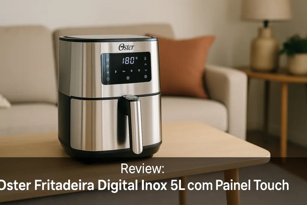 Oster Fritadeira Digital Inox 5L com Painel Touch