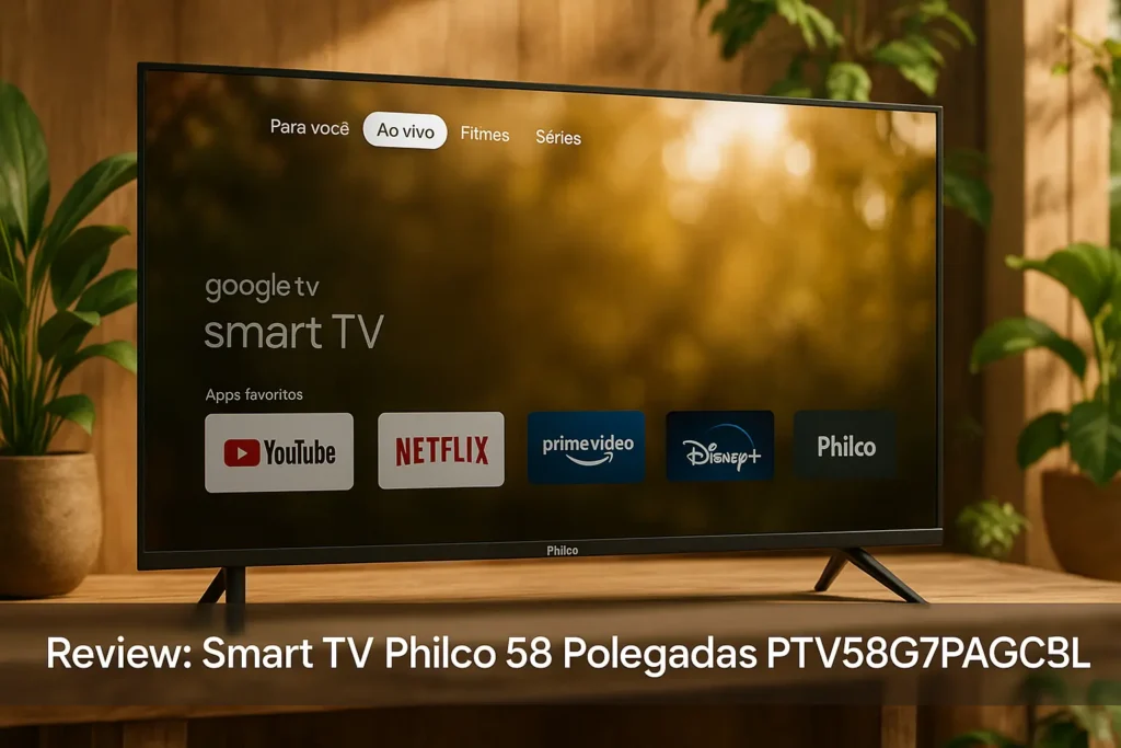 Principais Cinco smart tv philco 58 polegadas ptv58g7pagcsbl