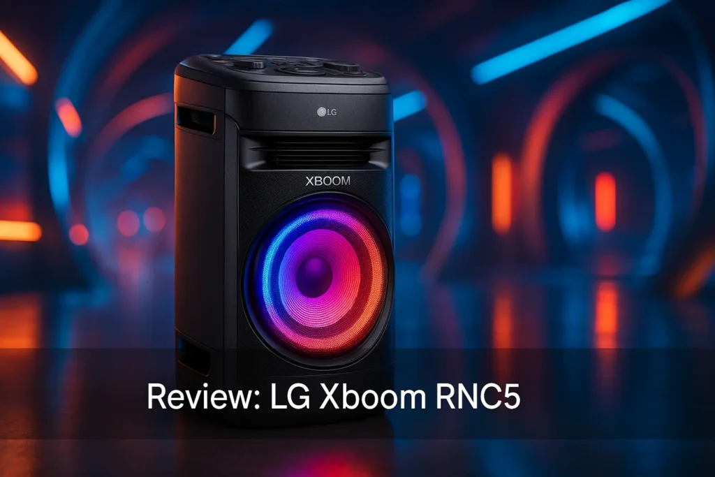 LG Xboom RNC5: Som Potente e Versatilidade em Eventos