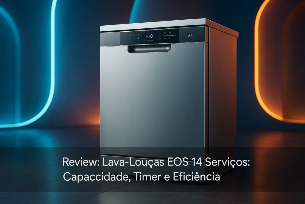 Lava-Louças EOS 14 Serviços: Capacidade, Timer e Eficiência