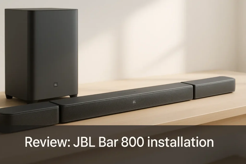 Cinco Principais Modelos de JBL bar 800 installation
