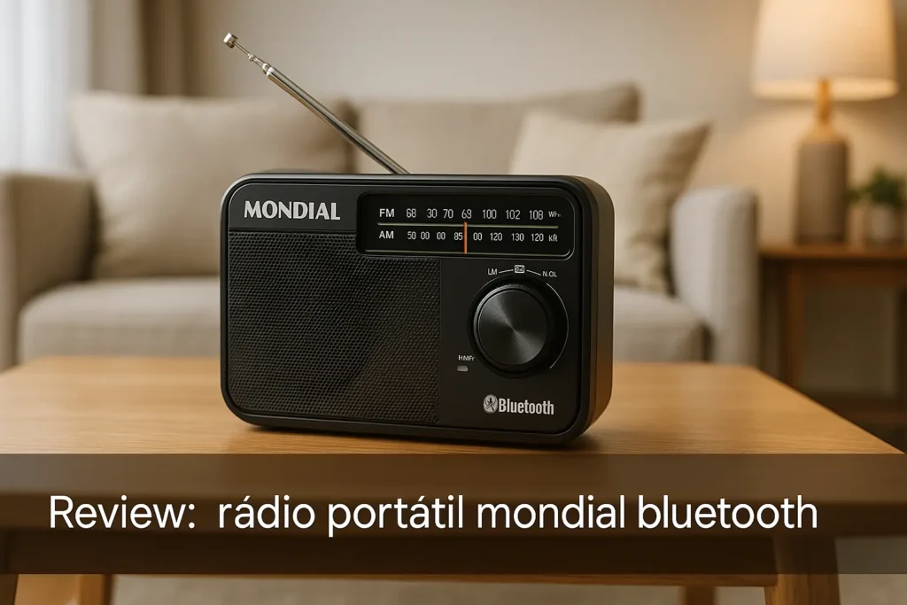 Top Cinco rádio portátil mondial bluetooth