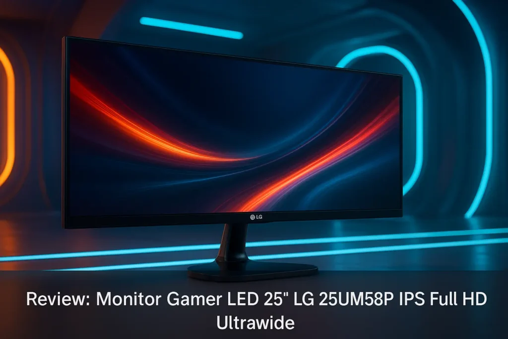 Top Cinco monitor gamer led 25 LG 25um58p ips full hd ultrawide