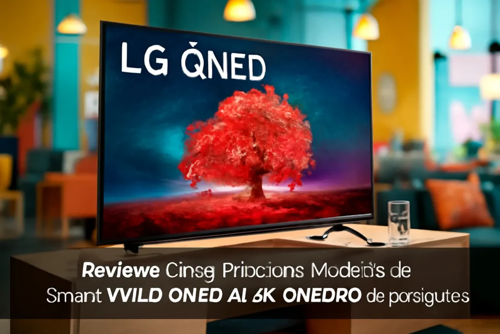 Cinco Principais Modelos de smart TV LG QNED AI 4k QNED80 55 polegadas