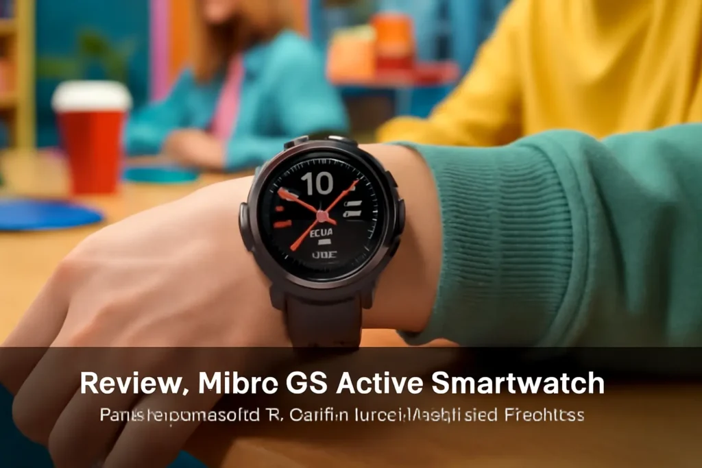 Mibro GS Active Smartwatch: Posicionamento GPS, Tela AMOLED e 150 Modos Esportivos