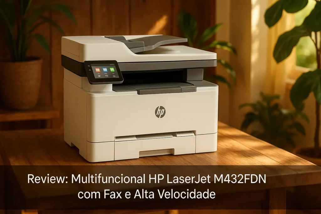 Multifuncional HP LaserJet M432FDN com Fax e Alta Velocidade