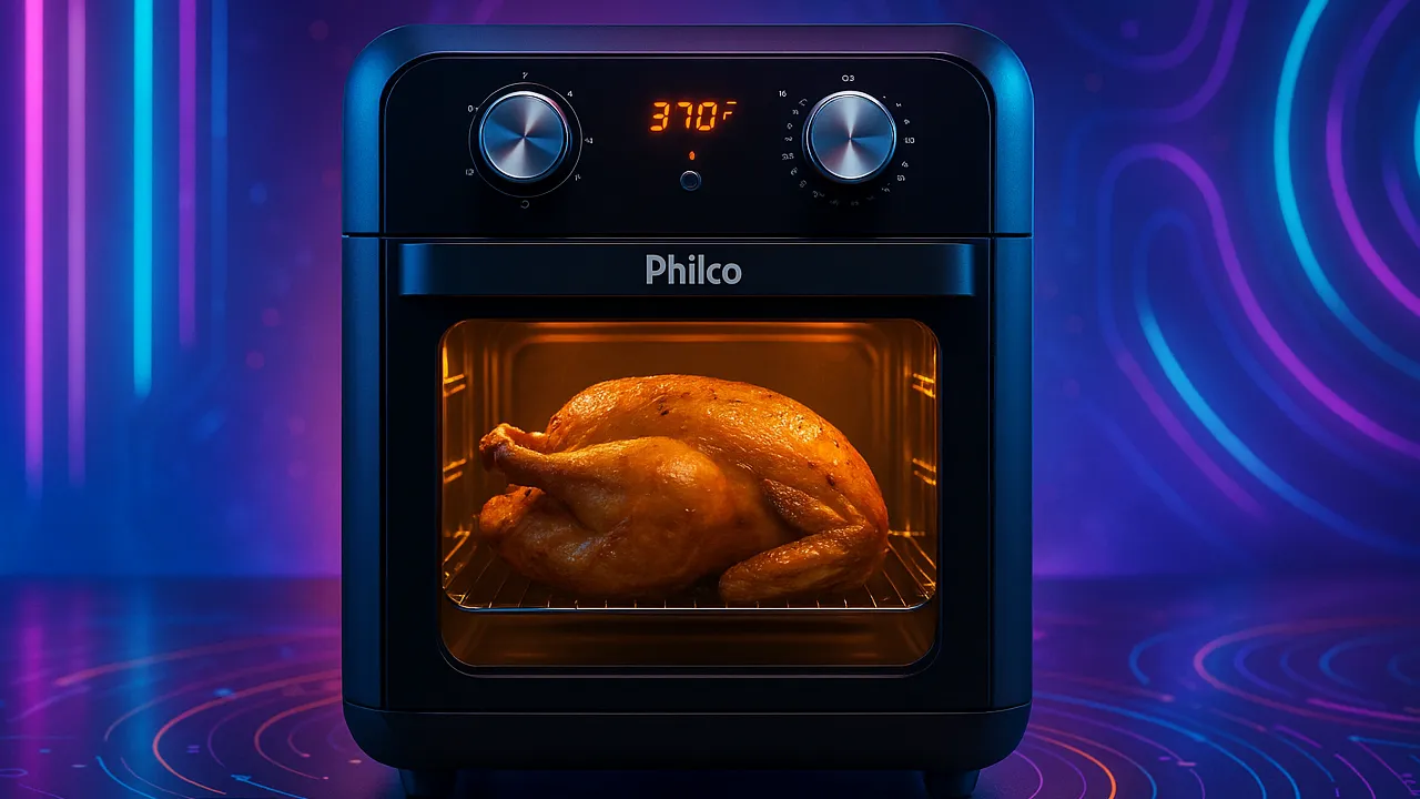 5 Air Fryers Oven com Forno e Painel Digital 2025