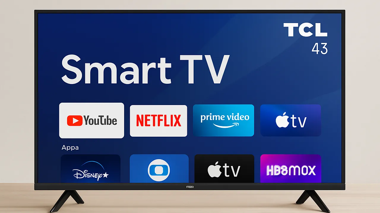 TV Smart TCL 43: 5 Modelos Indispensáveis para o Dia a Dia