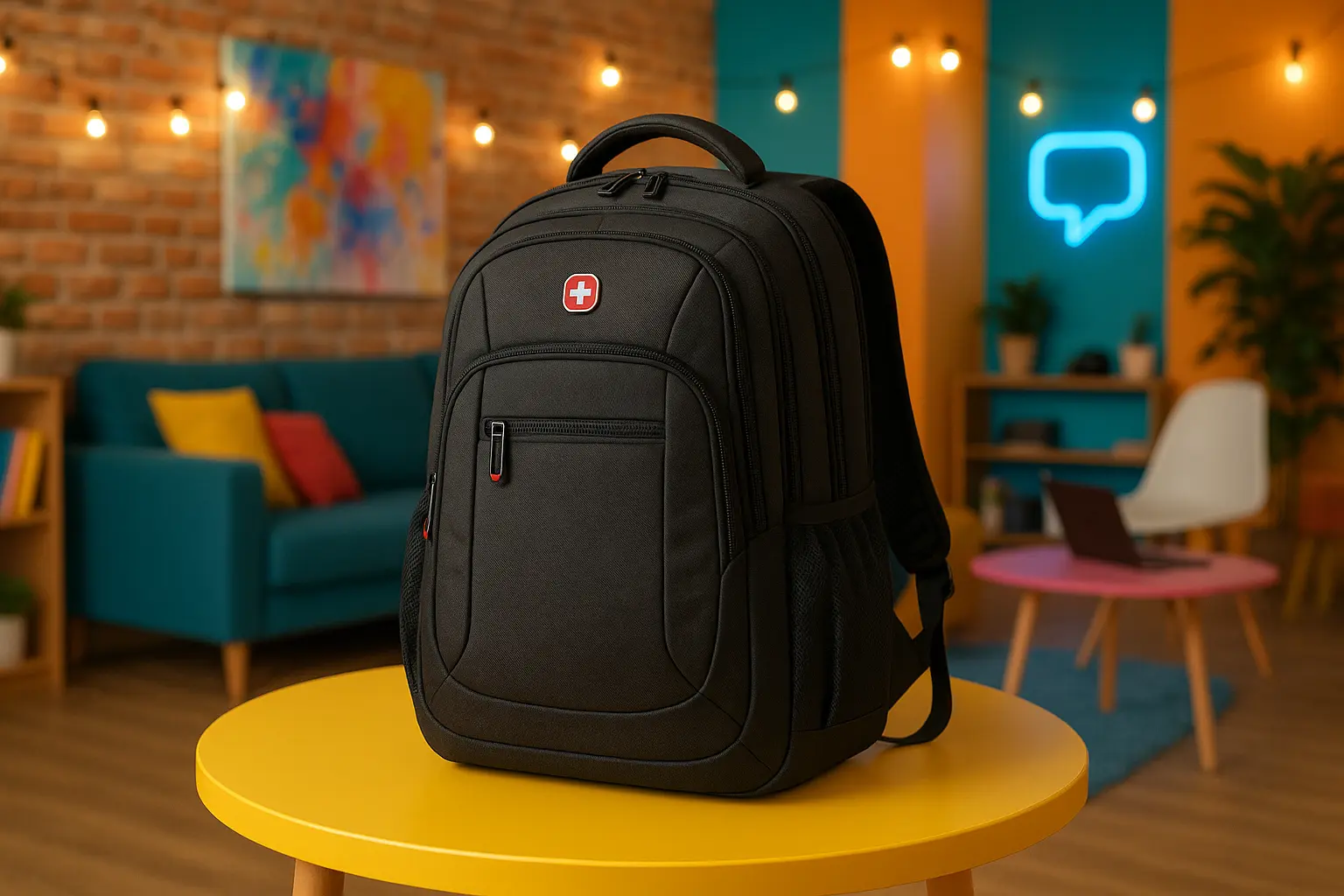 Mochila Swissport: mobilidade e segurança premium