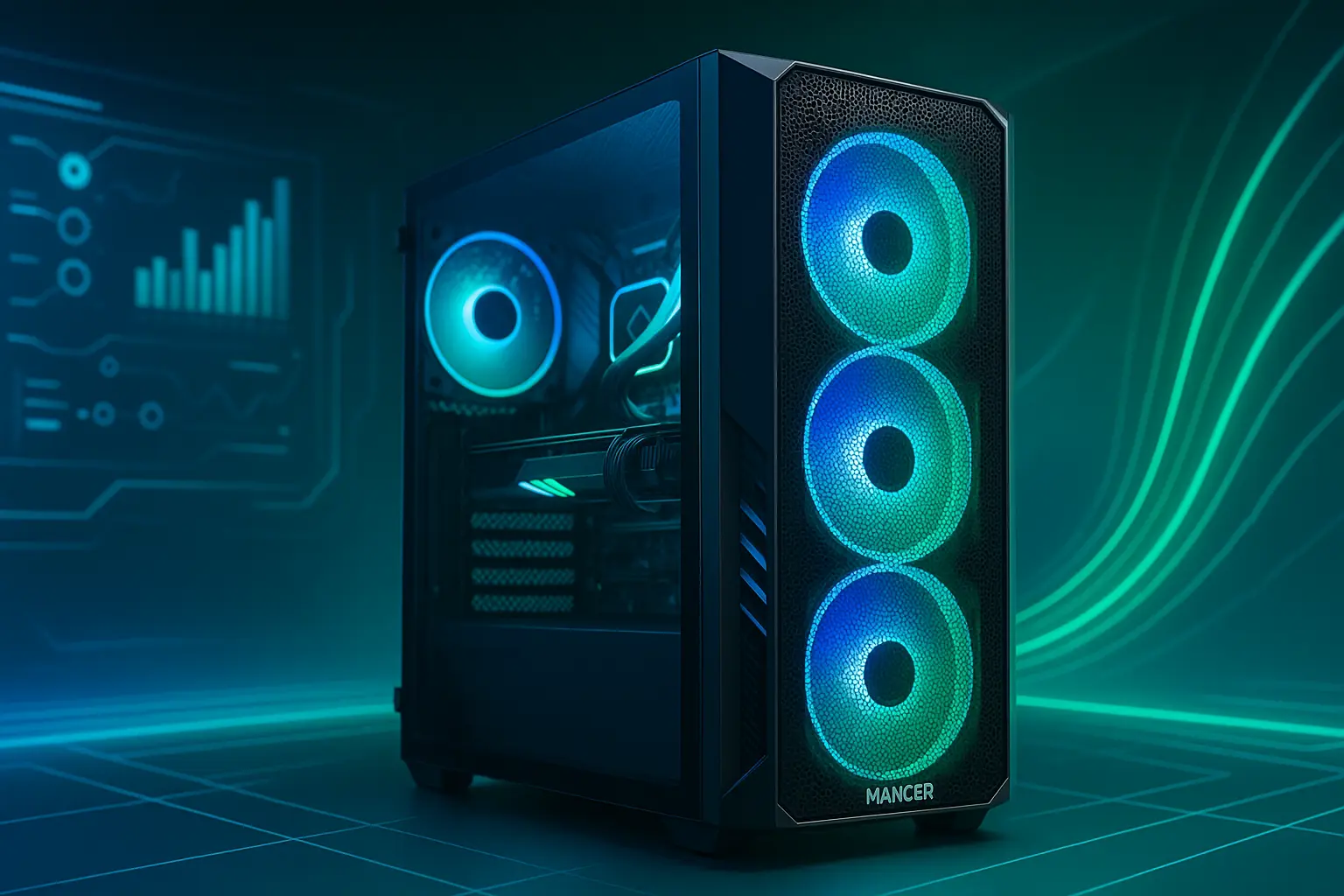 Mancer CV300: design e fluxo de ar aprimorados