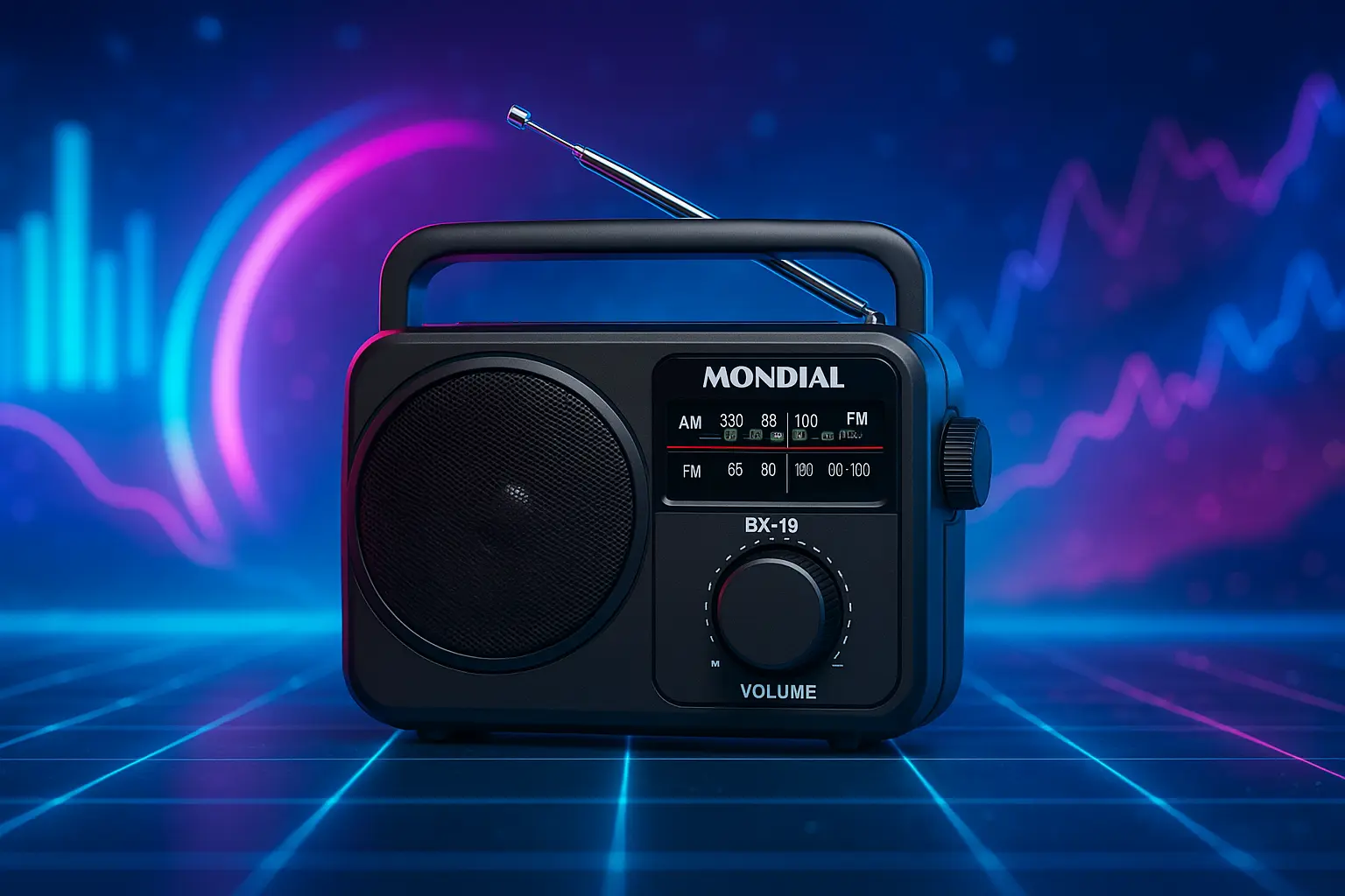Rádio Portátil Mondial BX-19: potência que surpreende?