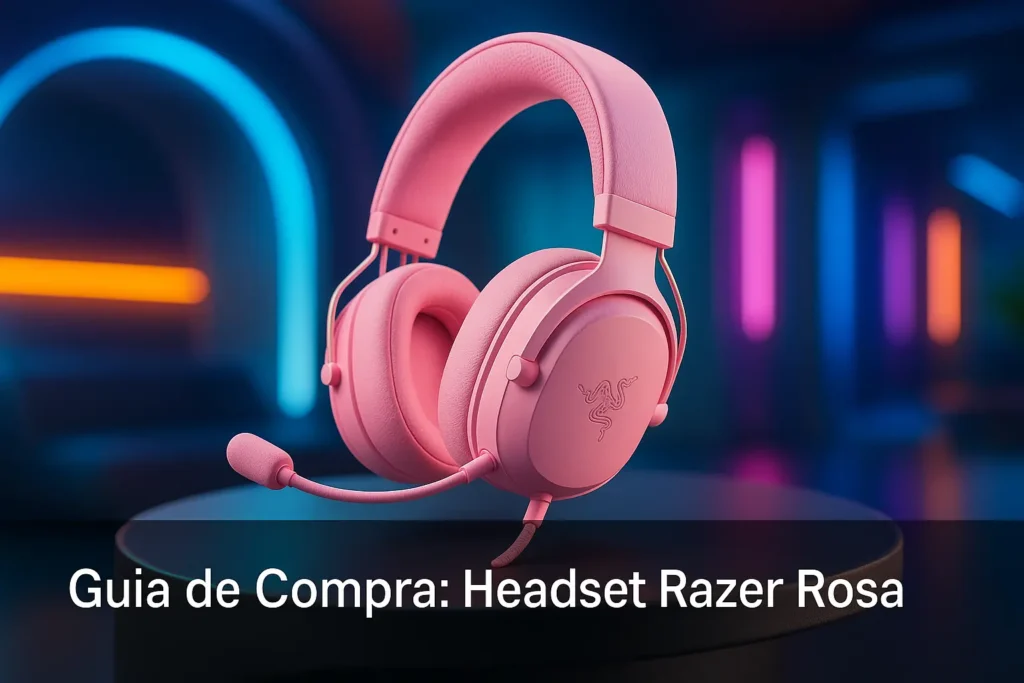 Guia de Compra: 5 Headsets Razer Rosa com Nota Máxima dos Usuários