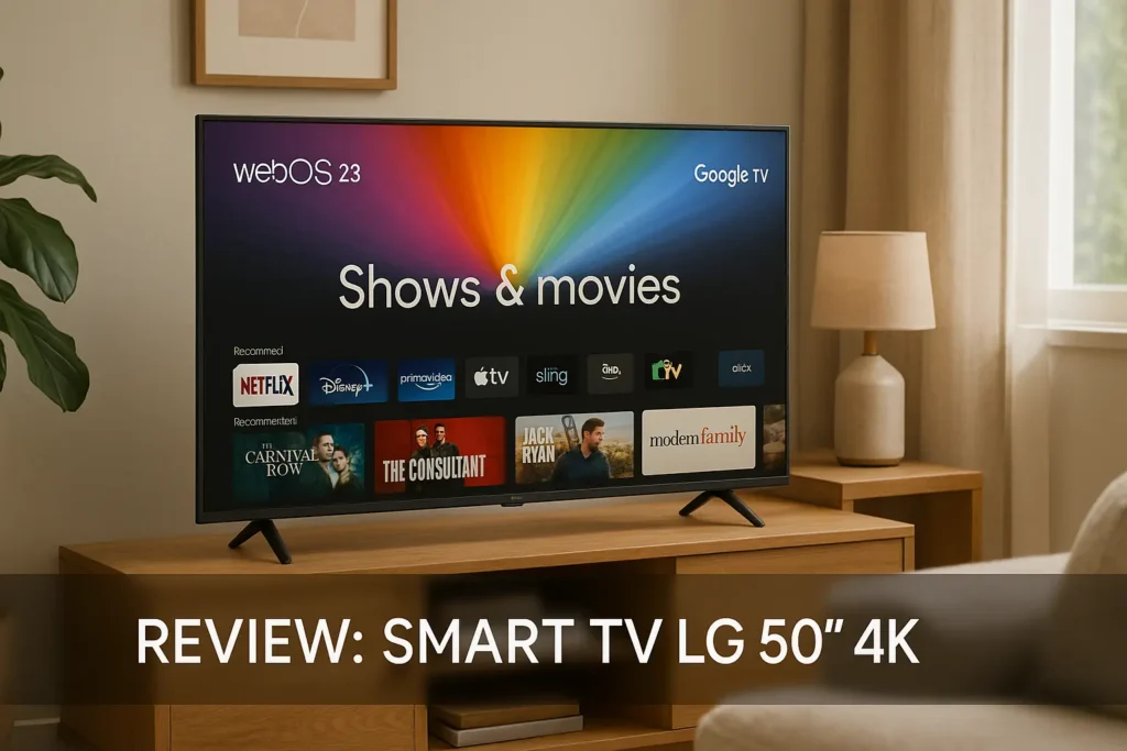 Smart TV LG 50UR871C0SA: Teste revela desempenho e custo