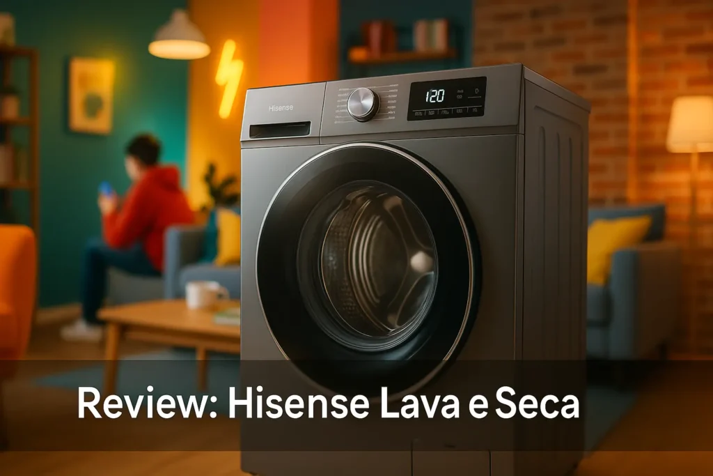 Hisense Lava e Seca surpreende no uso real? Testamos