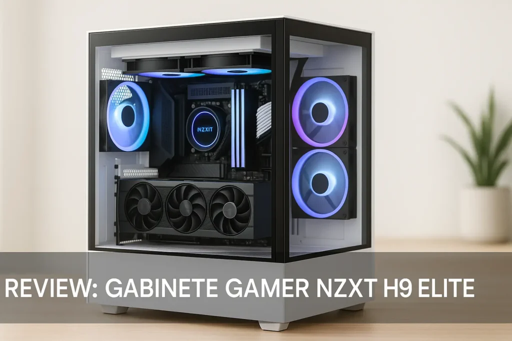 Gabinete NZXT H9 Elite: design e desempenho extremo