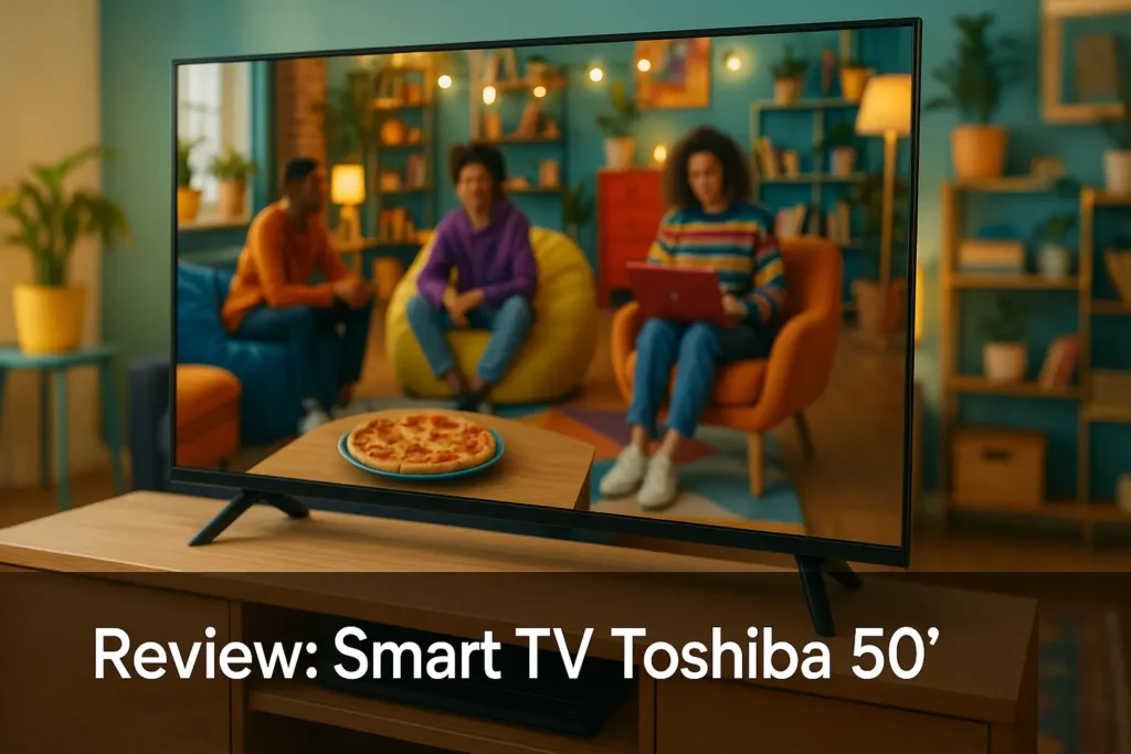 Smart TV Toshiba 50": imersão com Dolby e Vidaa