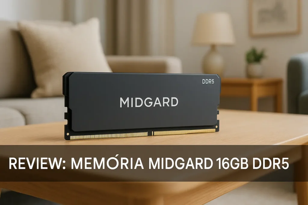 Memória Midgard DDR5: desempenho e eficiência térmica