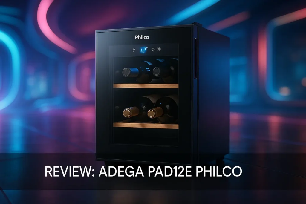 Adega Philco PAD12E: sofisticação e silêncio